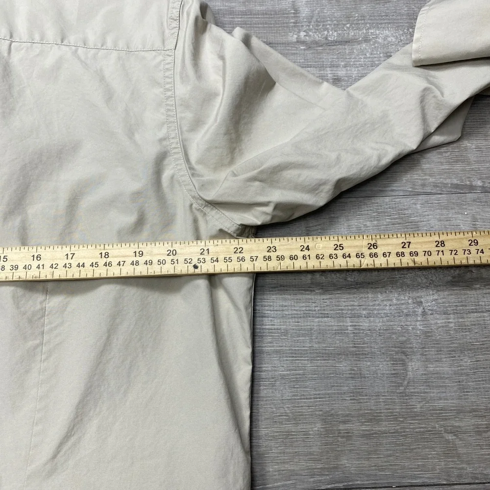 Banana Republic Mill Valley California Safari Shirt Men L Khaki Utility Military